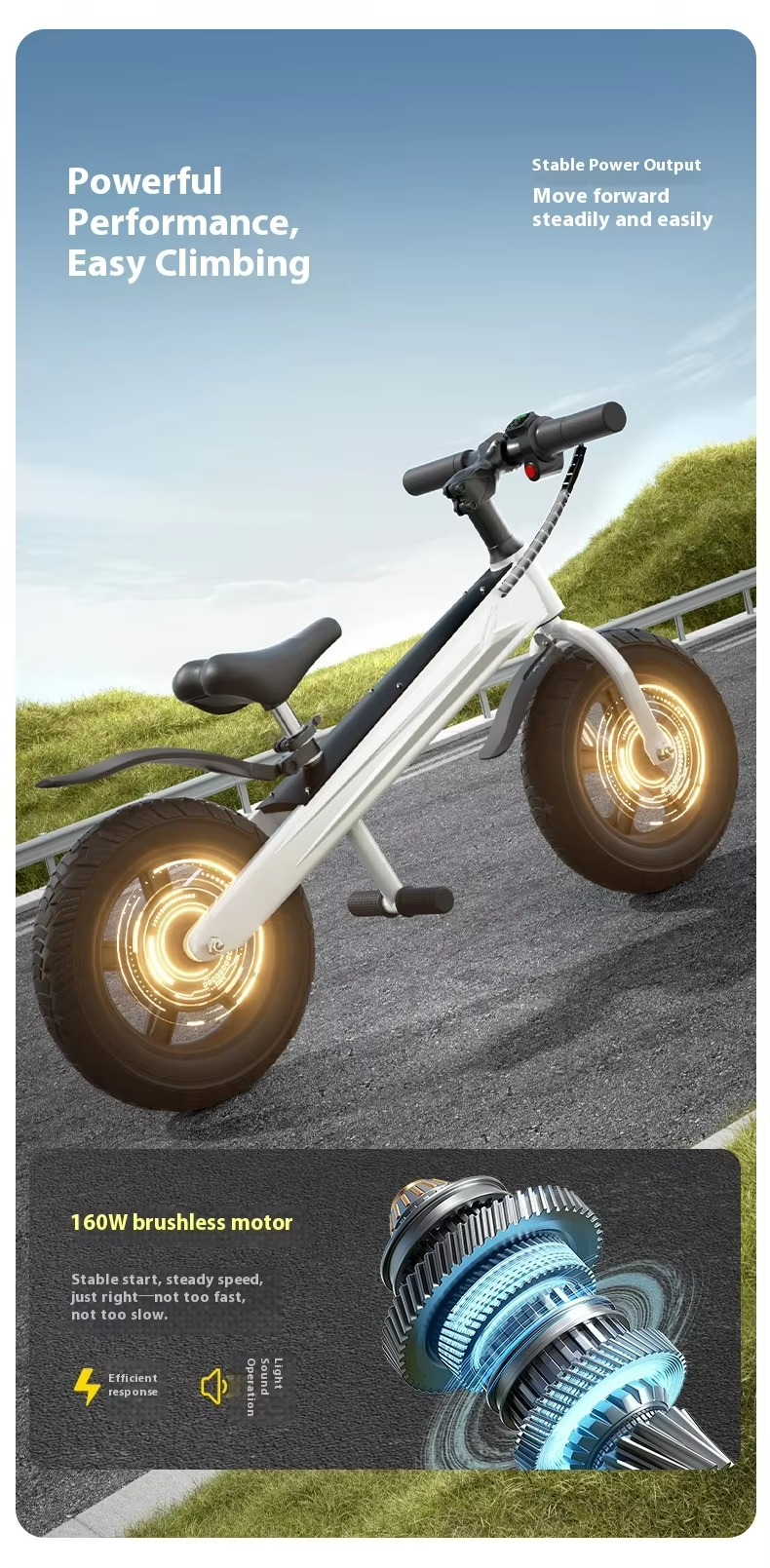160W brushless motor